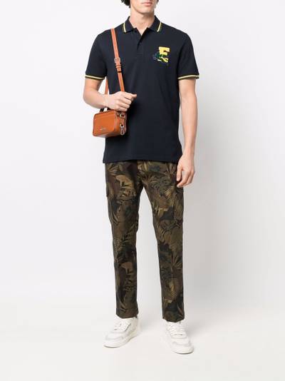 Etro log-print polo shirt outlook