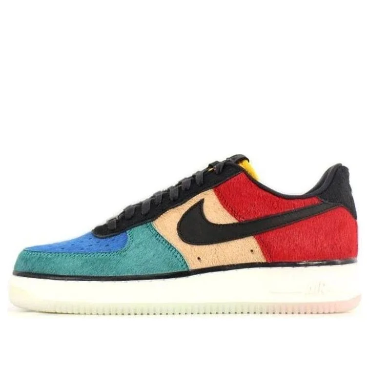 (WMNS) Nike Air Force 1 '07 Premium 'Red Blue Black' 616725-400 - 1