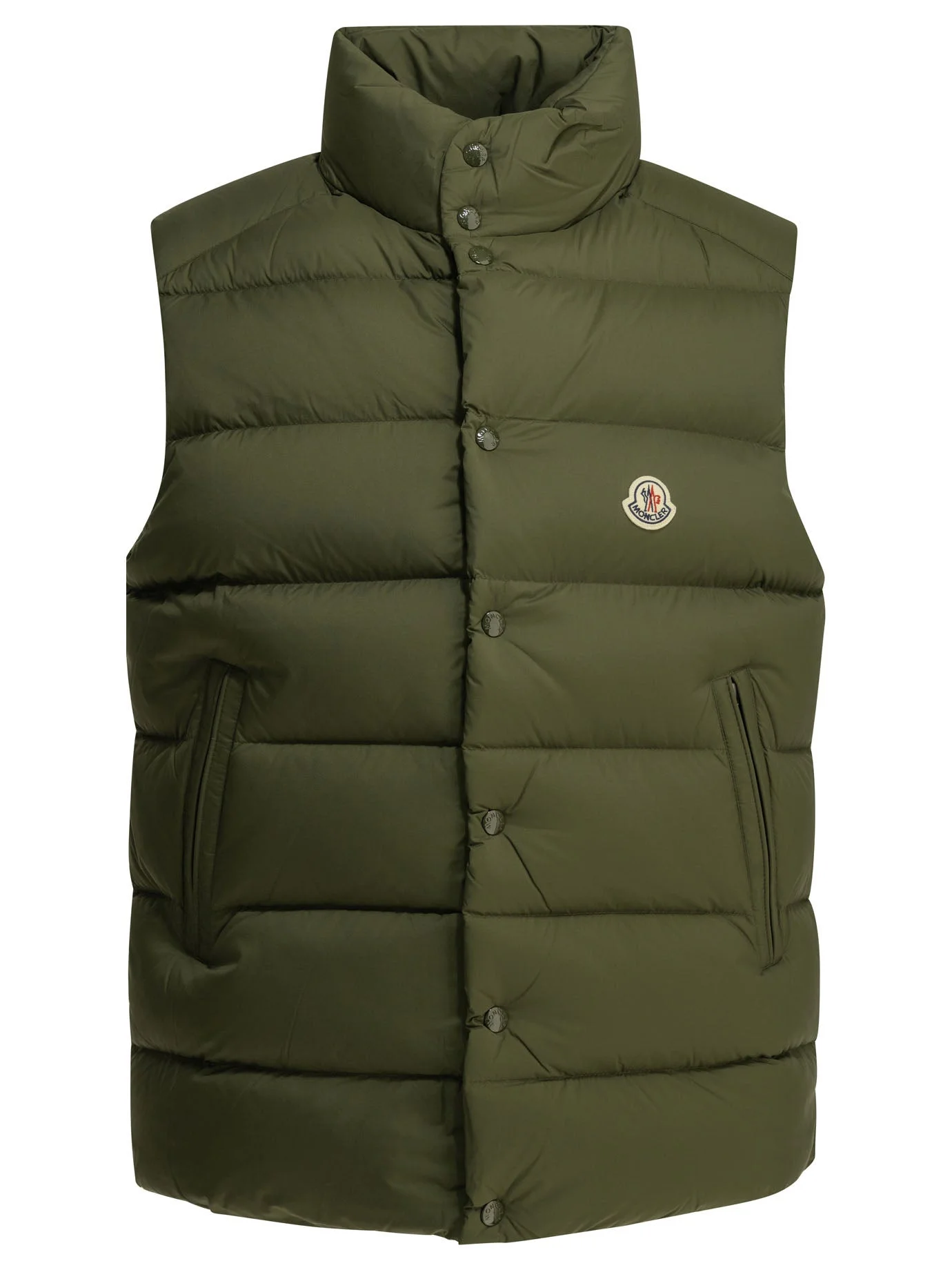 Moncler Tibb Sleeveless Jacket Green - 1