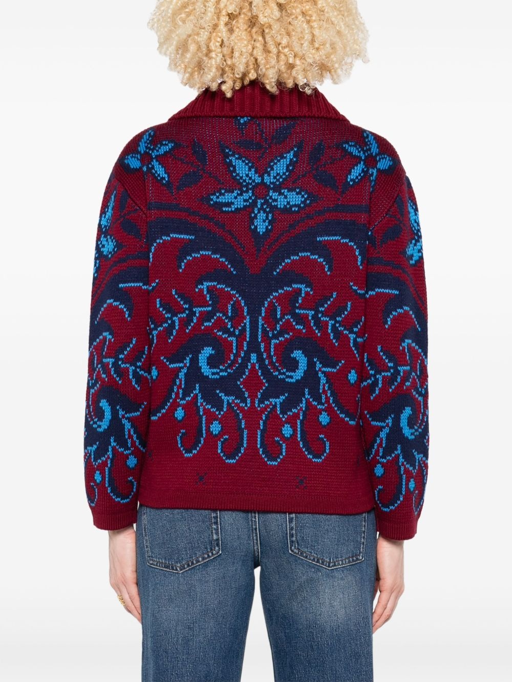 patterned sweater - 4