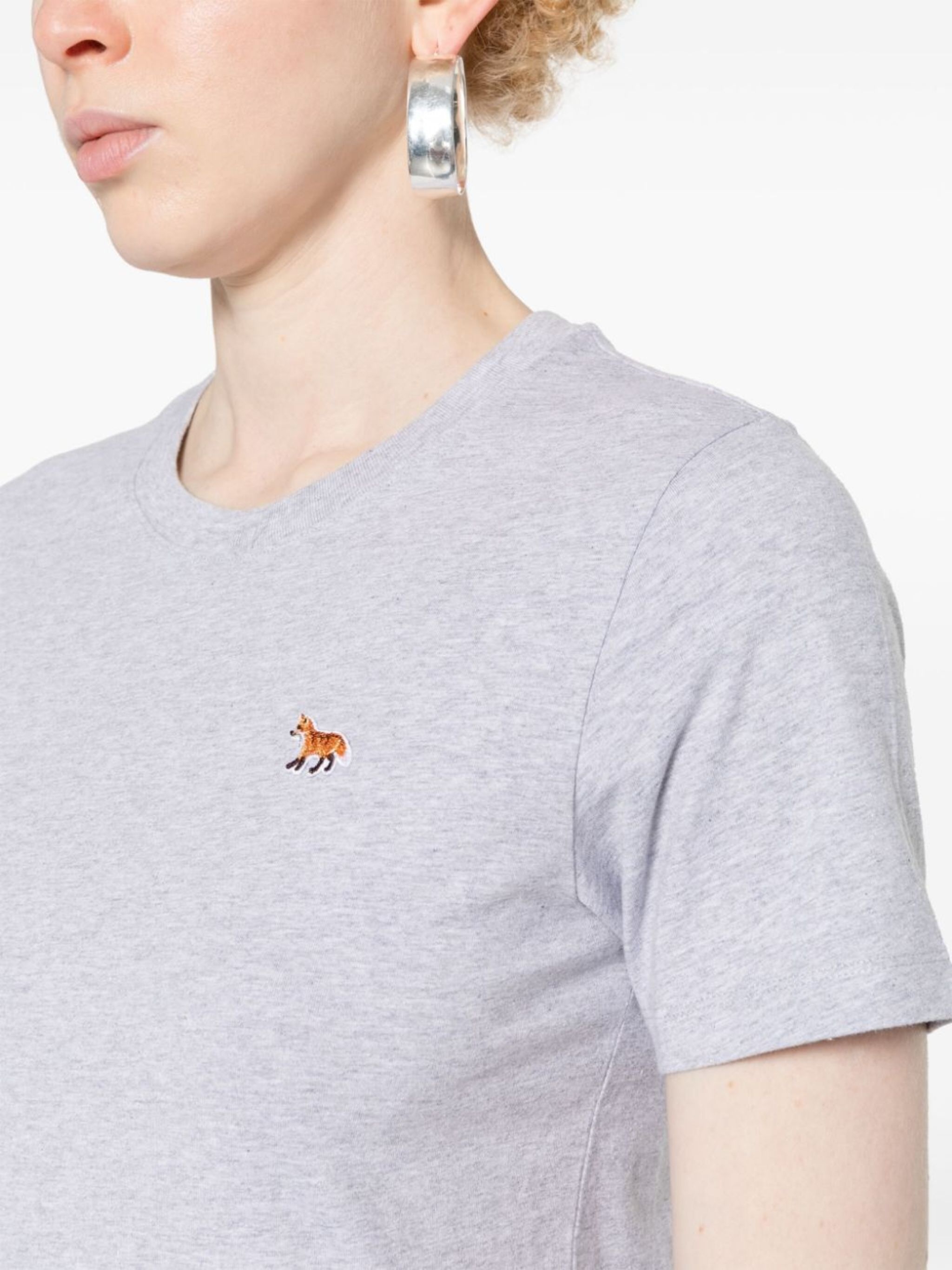 Fox-motif cotton T-shirt - 5
