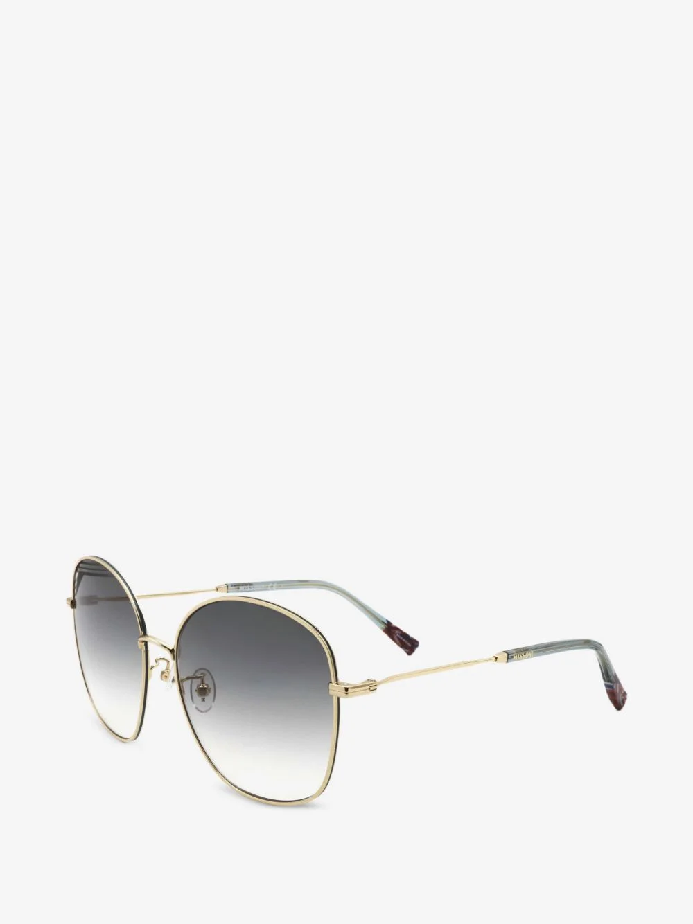 geometric-frame sunglasses - 1
