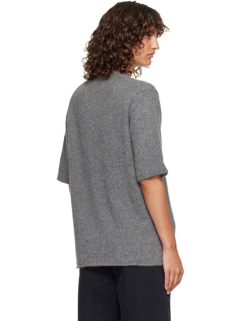 Gray Raven Yak Blend Short Sleeves Sweater 3