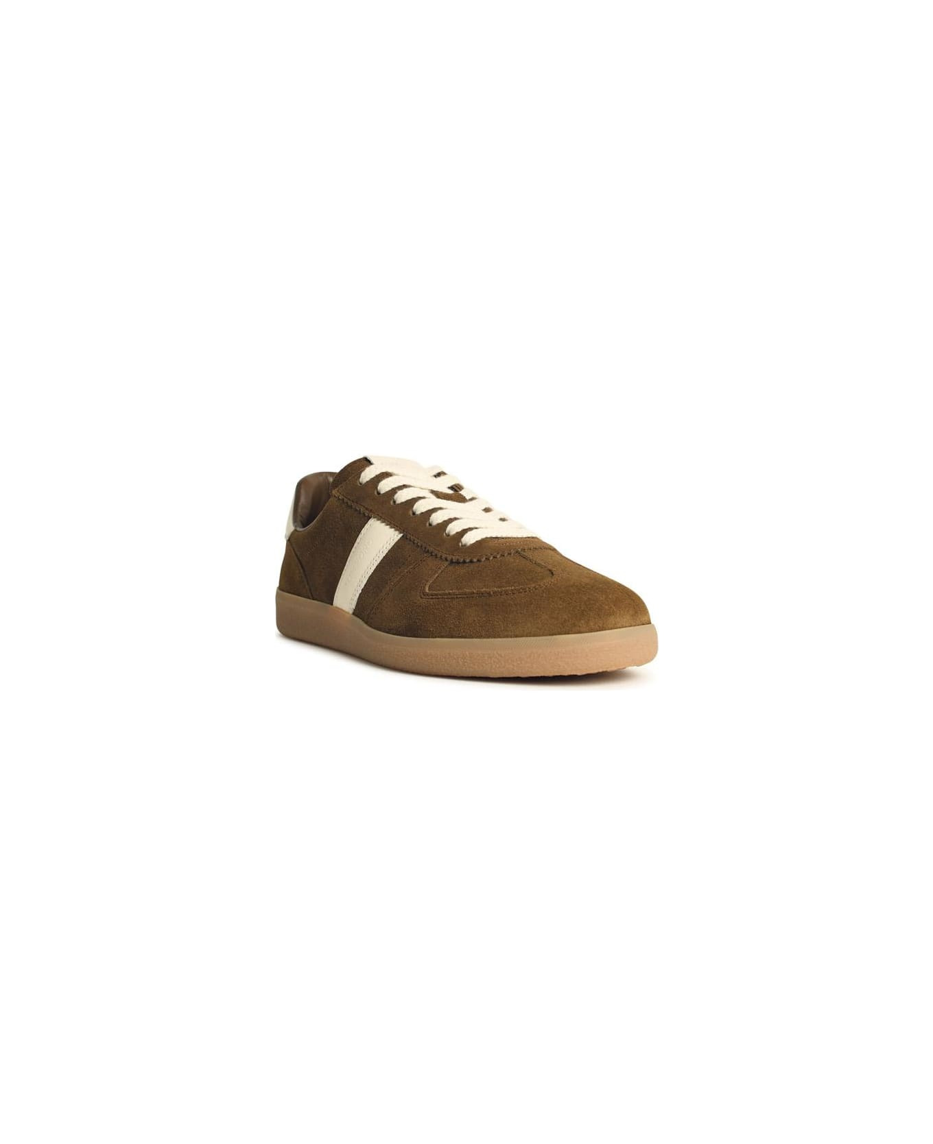 'archer' Brown Suede Sneakers - 2