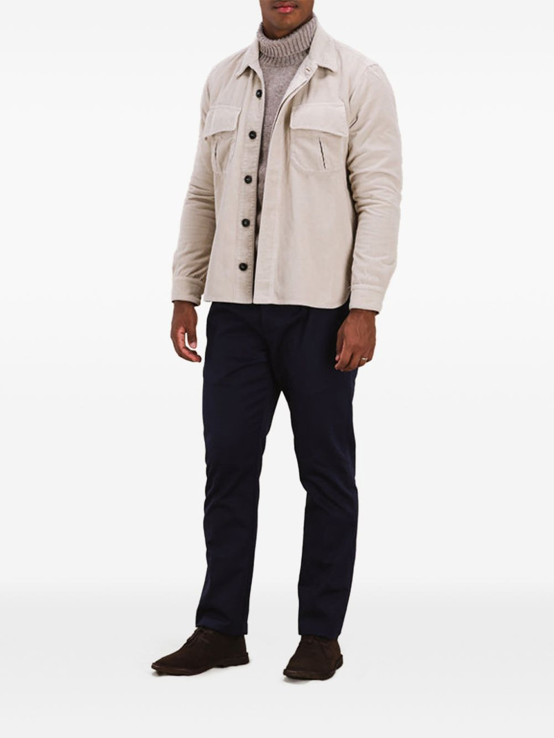 FORTELA Short corduroy pocket overshirt outlook