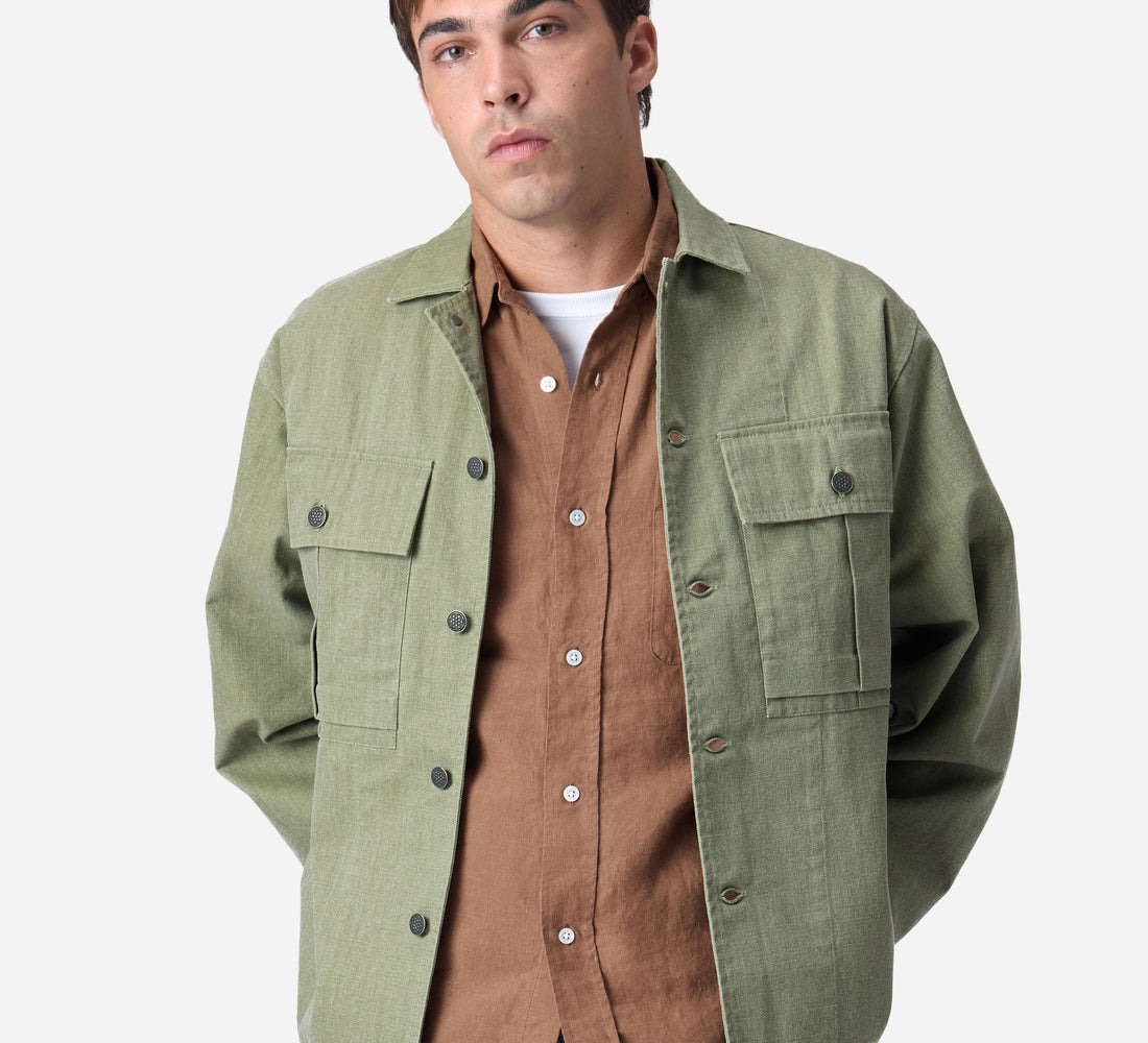 M43 Overshirt - Olive HBT - 2