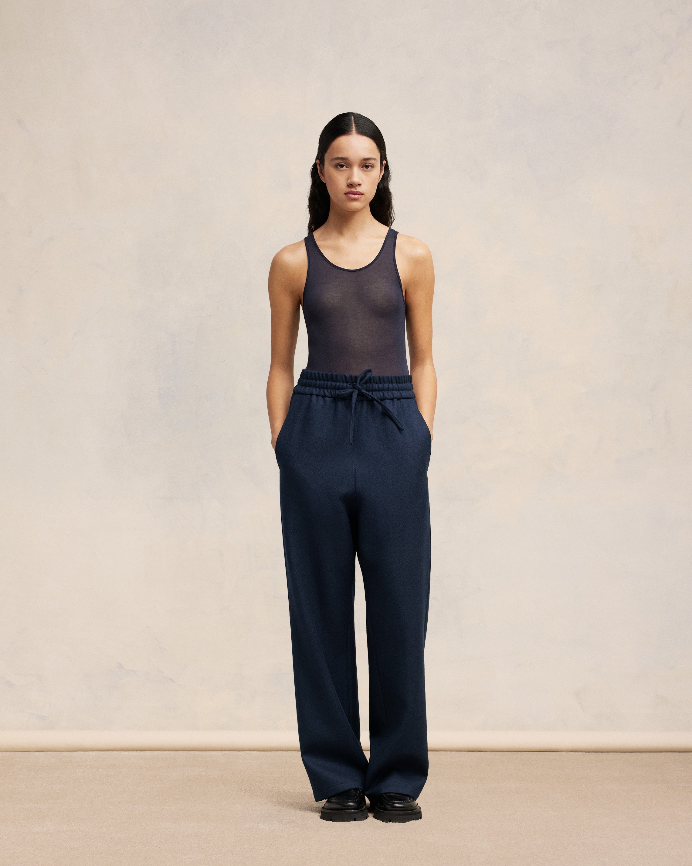 WIDE ELASTICATED WAIST TROUSERS - 2