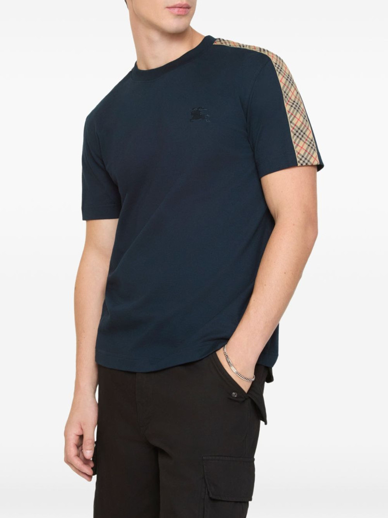 Burberry Check trim cotton T-shirt outlook