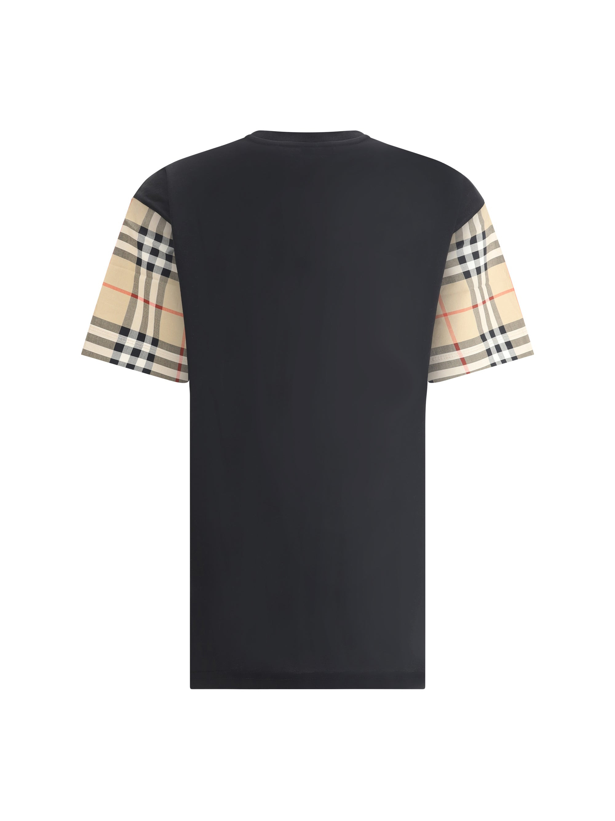 Burberry Women Check Archive Sleeve T-Shirt - 2