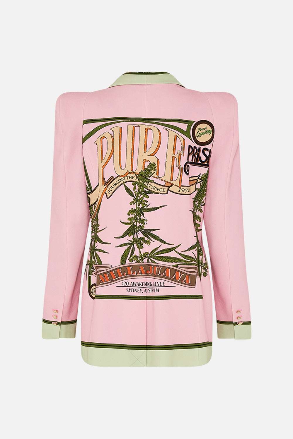PEAKED SHOULDER BLAZER - 8
