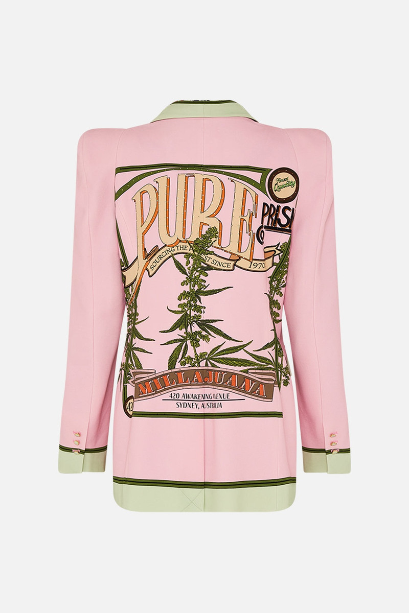 PEAKED SHOULDER BLAZER 8