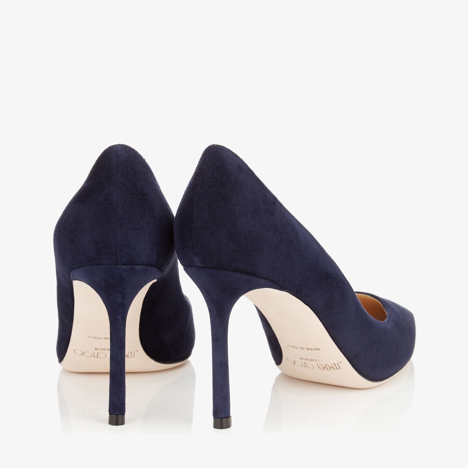 Romy 85
Navy Suede Pointy Toe Pumps - 5