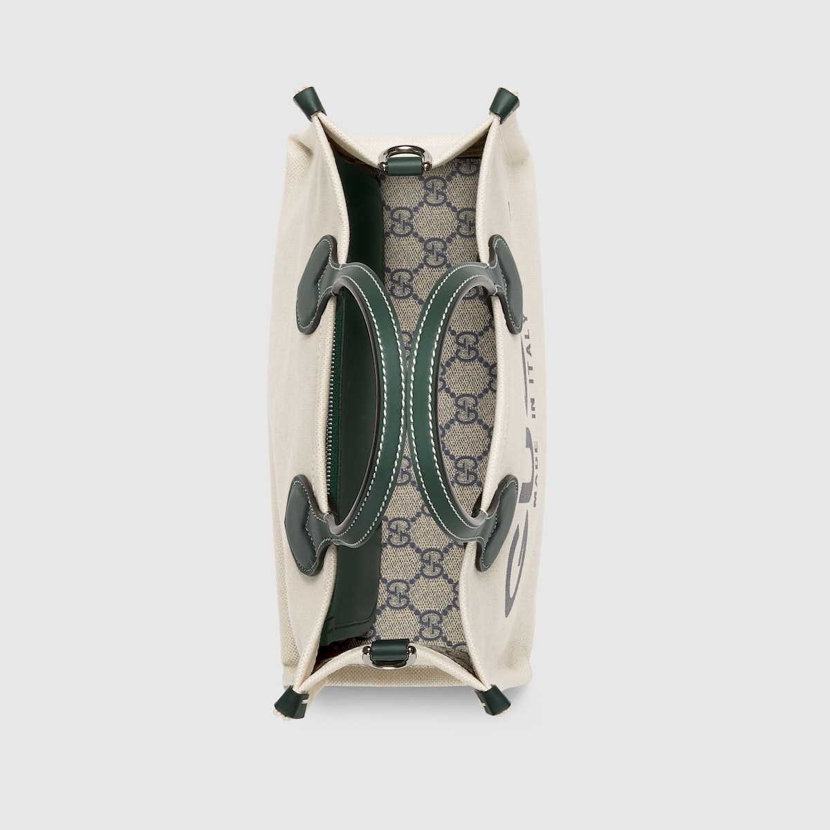 GUCCI＊MINI TOTE BAG WITH GUCCI PRINT ミニトートバッグ＊送込 GUCCI Print Mini Tote Bag Japan Limited New Beige Canvas