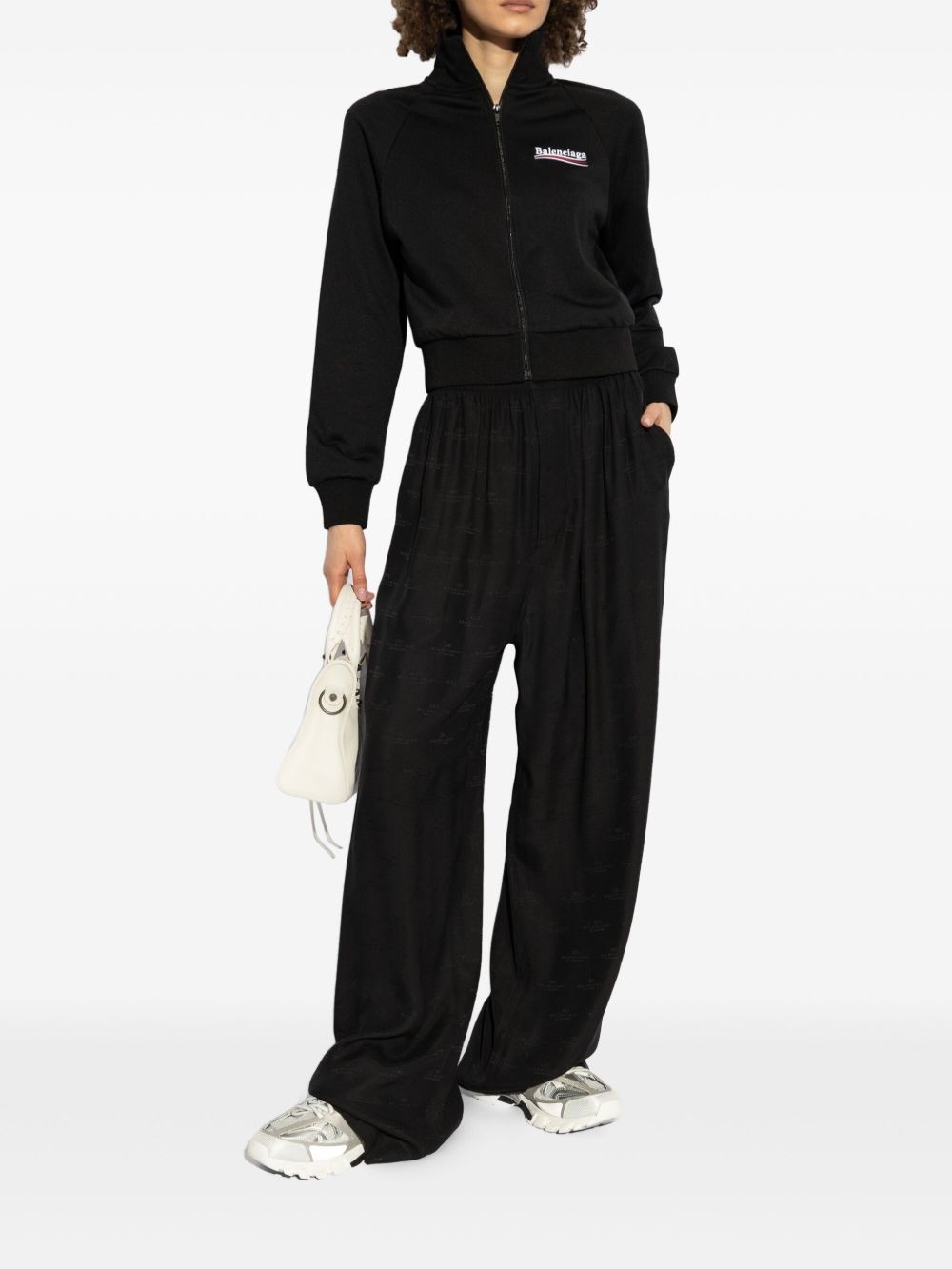 logo-embroidered sweatshirt - 2