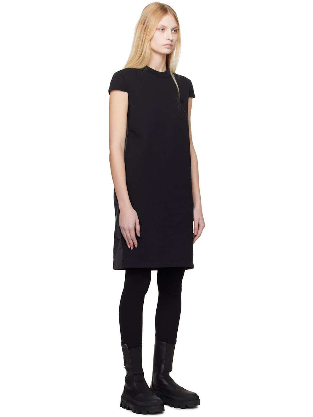 Black Knife Pleat Minidress - 2