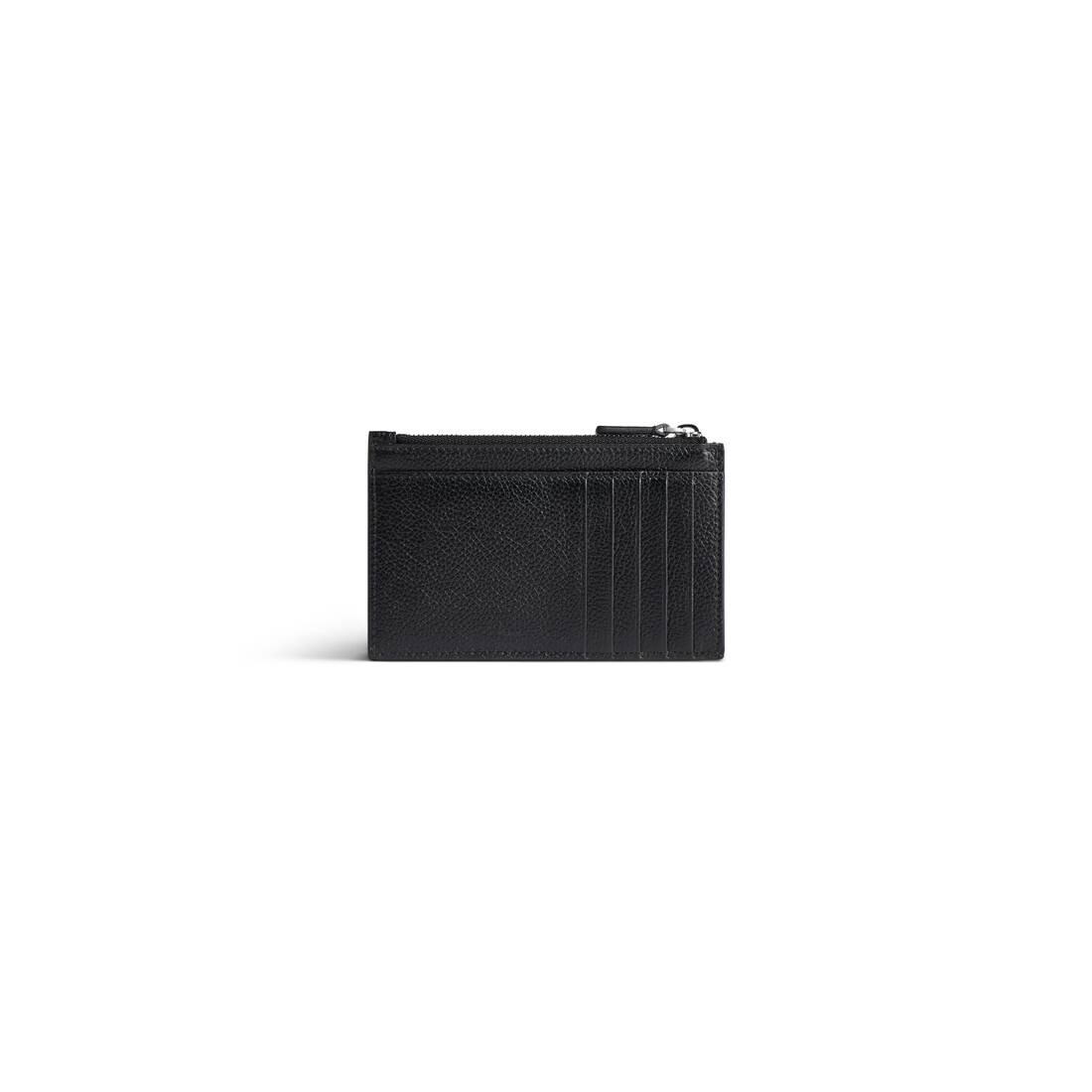 Men's Cash Large Long Coin And Card Holder in Black - 2