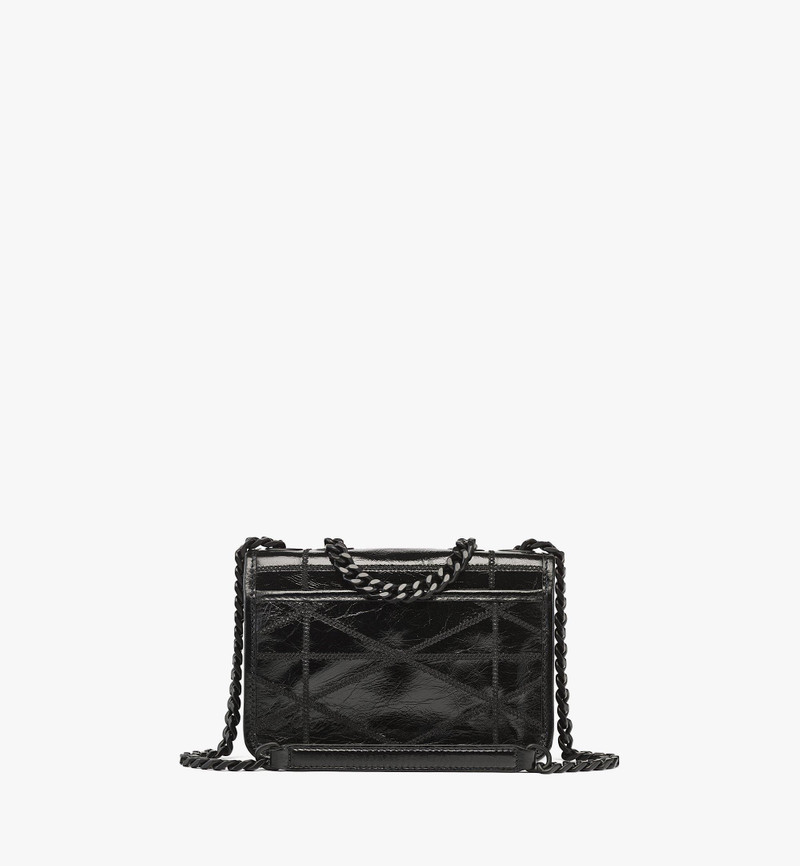 Travia Quilted Shoulder Bag in Crushed Leather 5
