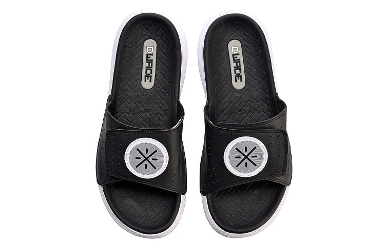 Li-Ning Wade Lifestyle Slides 'Black White' ABTN003-3 - 4