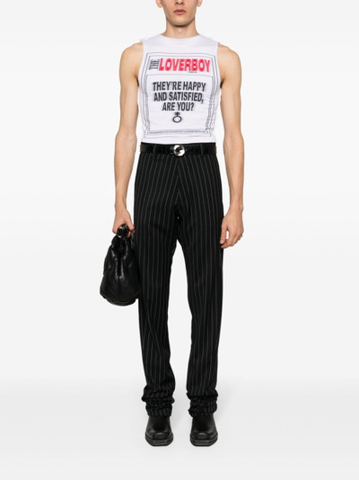 Martine Rose pinstriped straight-leg tailored trousers outlook