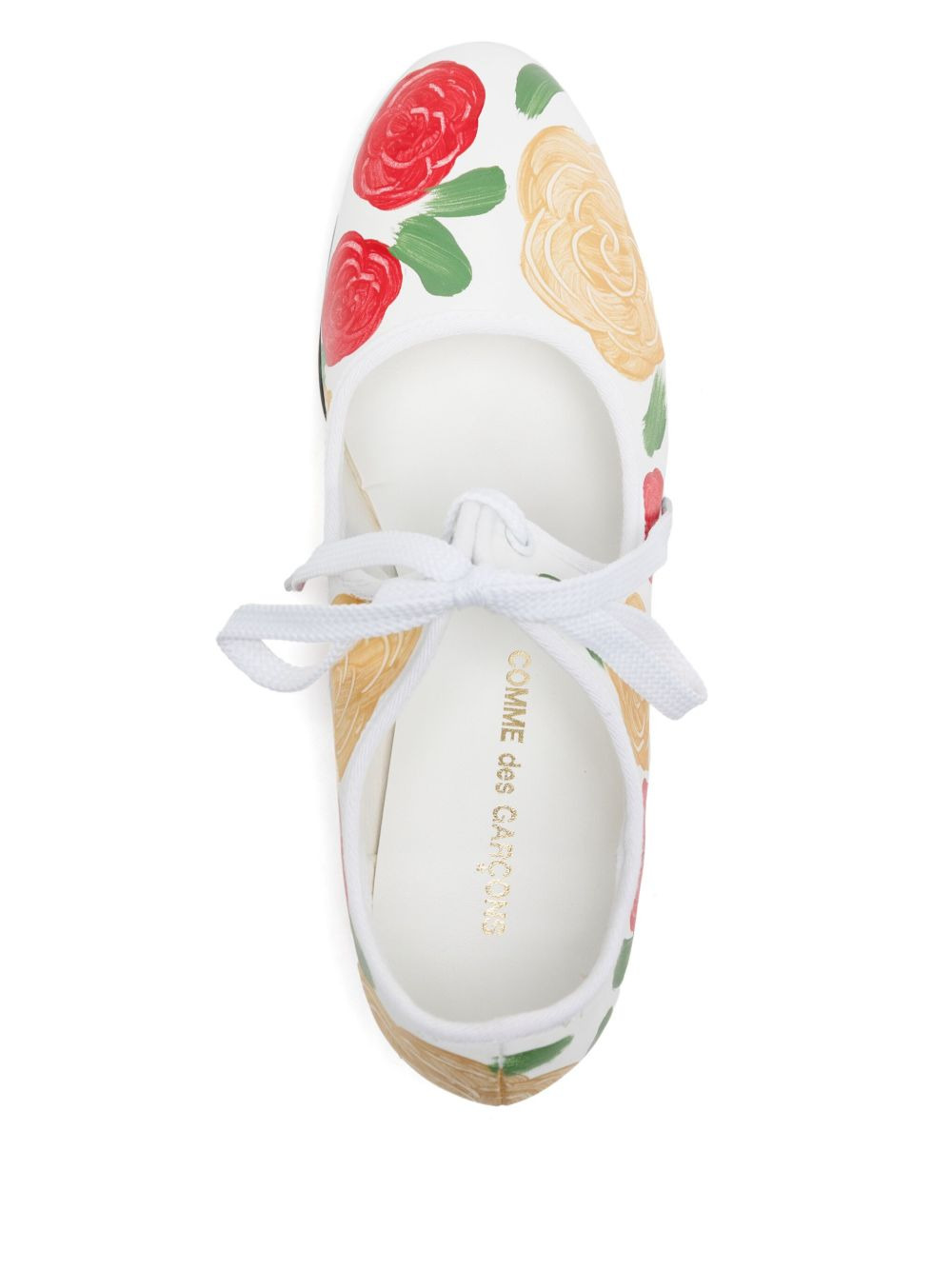 floral-print pumps - 4