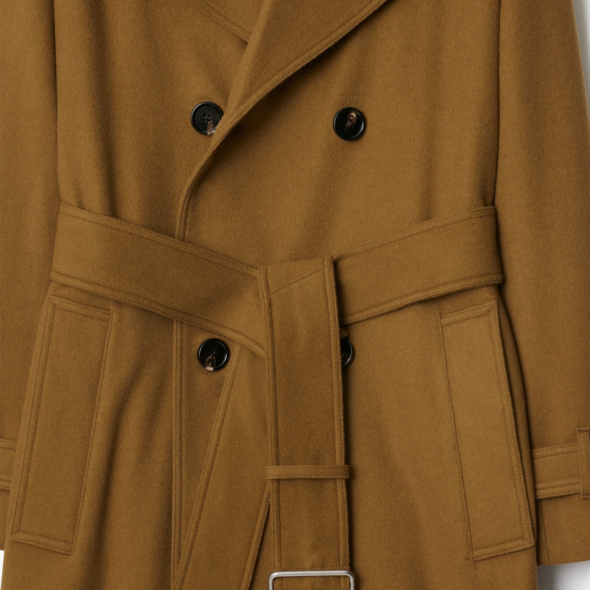Long Cashmere Trench Coat - 6