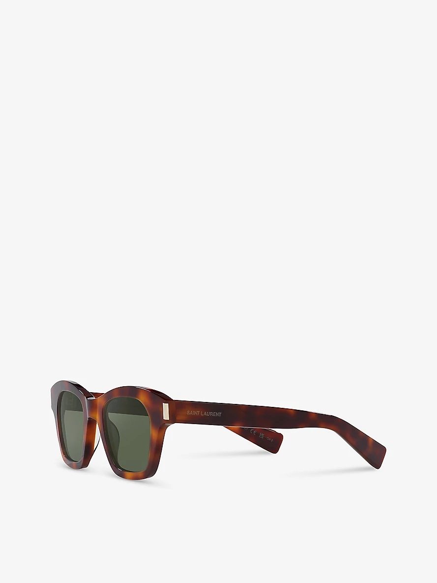SL592 square-frame tortoiseshell acetate sunglasses - 4