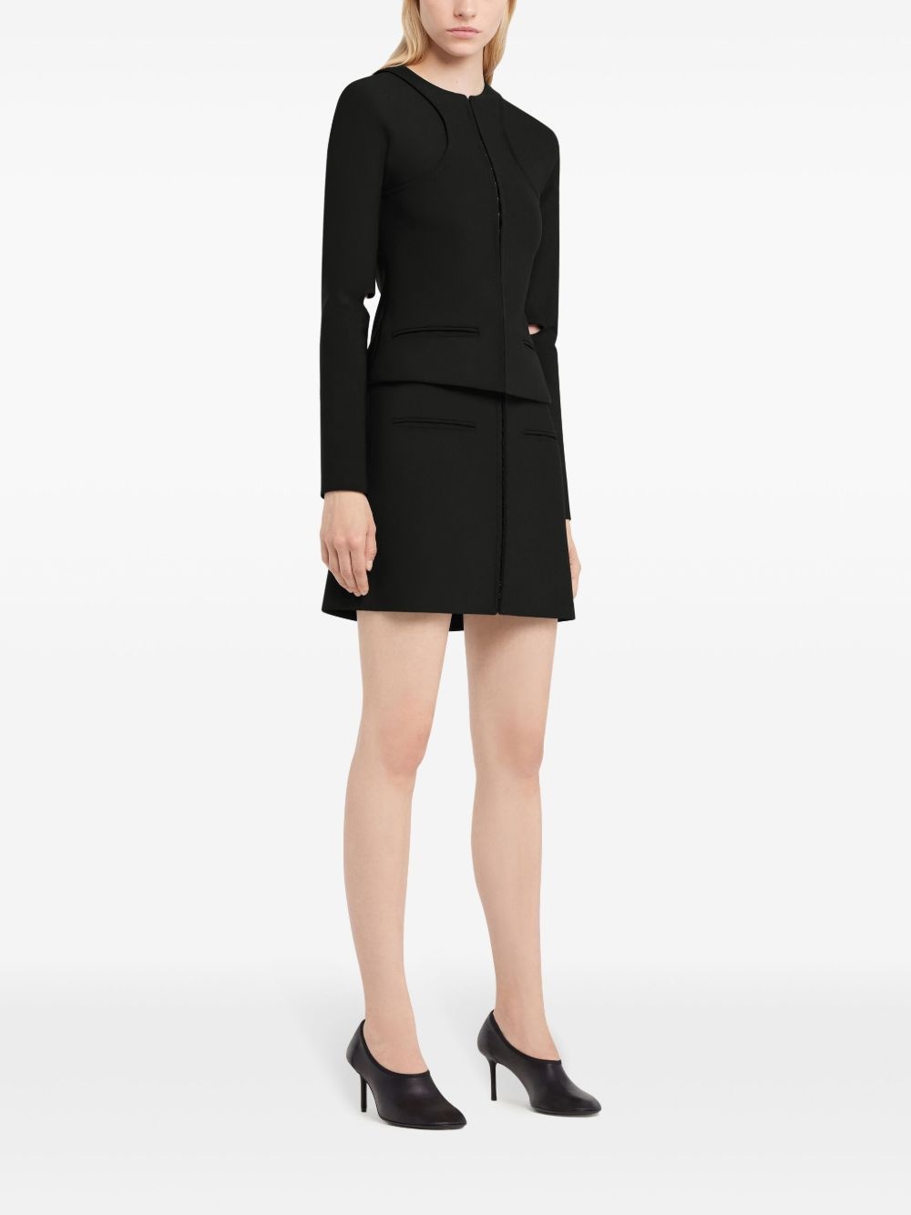 scuba fitted jacket - 3