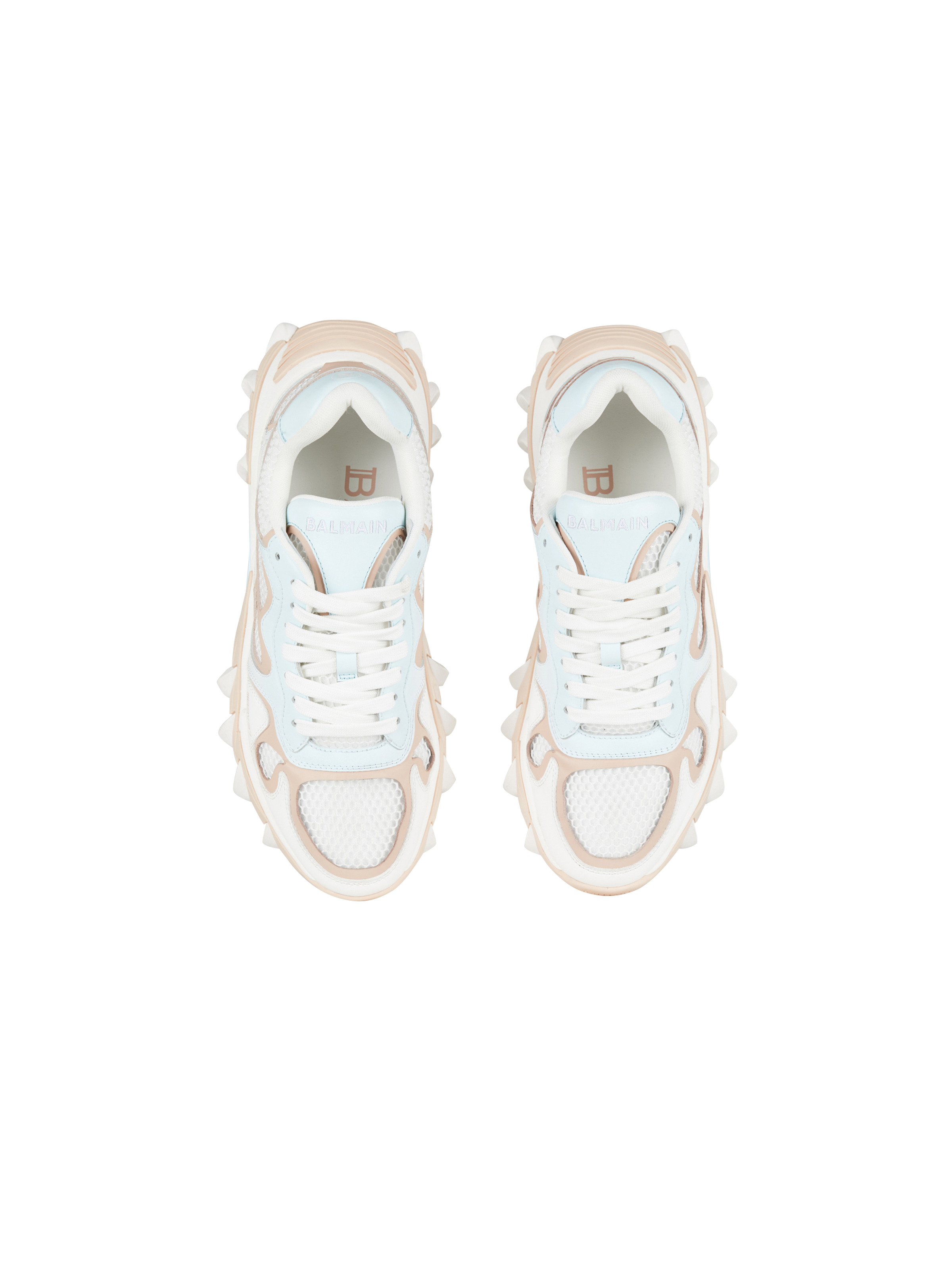 B-East trainers in coloured leather and mesh - 4