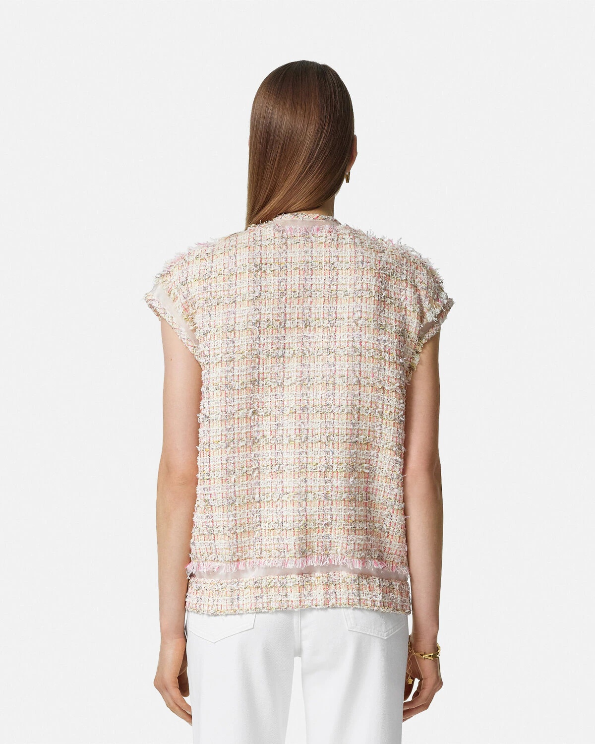 Organza Tweed Vest - 5