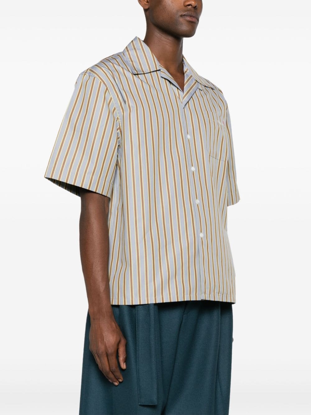 striped cotton shirt - 3
