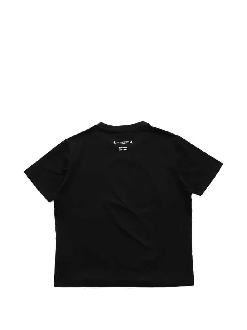 mastermind JAPAN x Trippy Mikio Art graphic-print T-shirt outlook