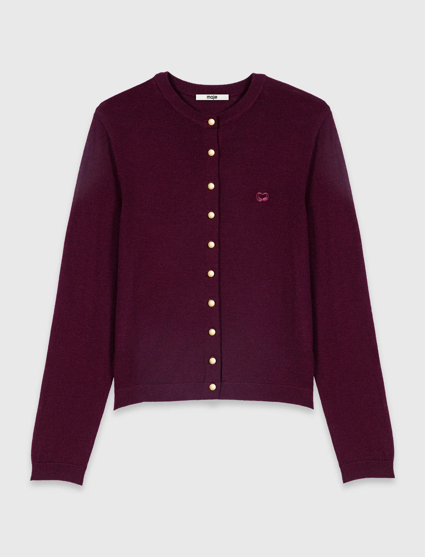 Cardigan with embroidered logo - 1