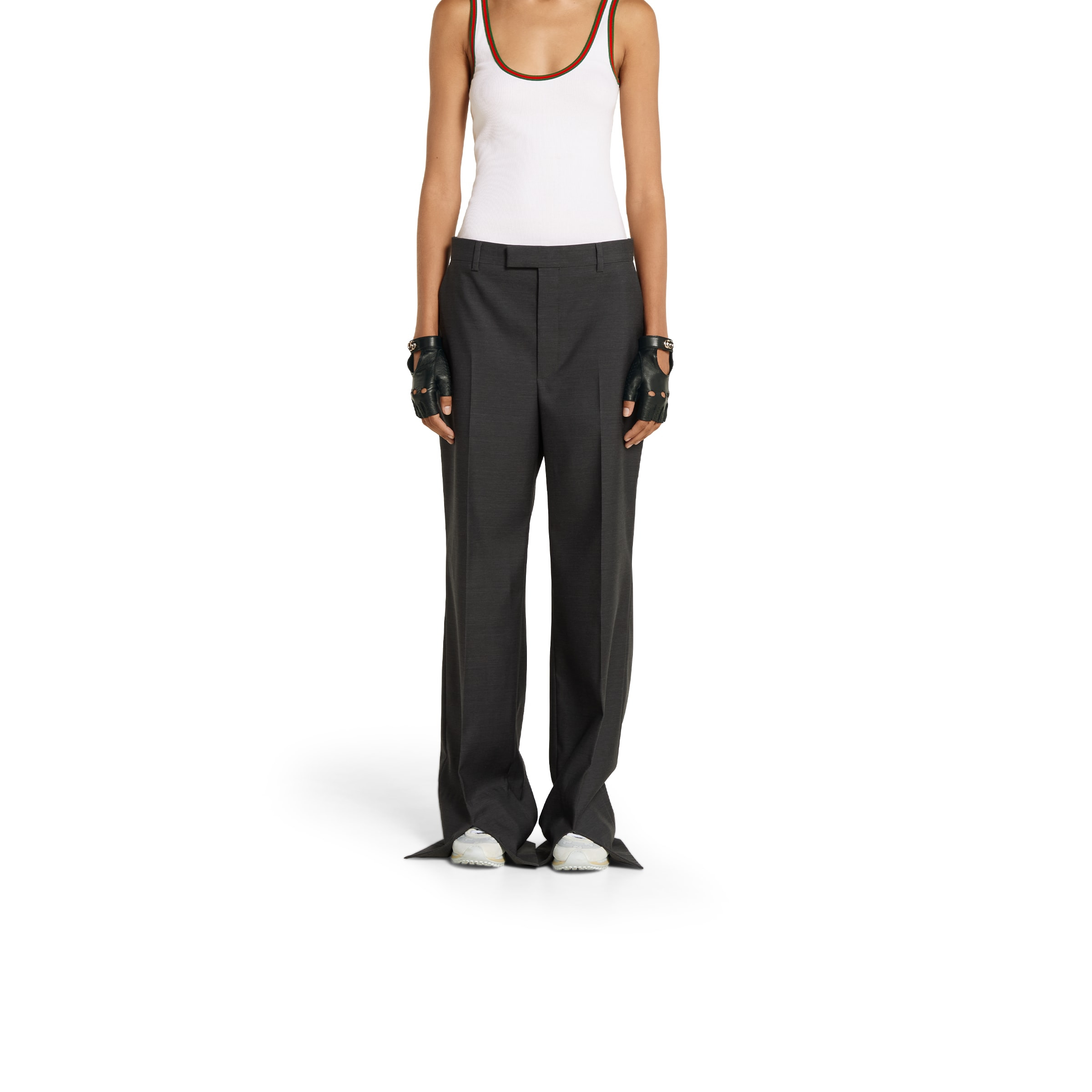 Oversize low waist wool pant - 3