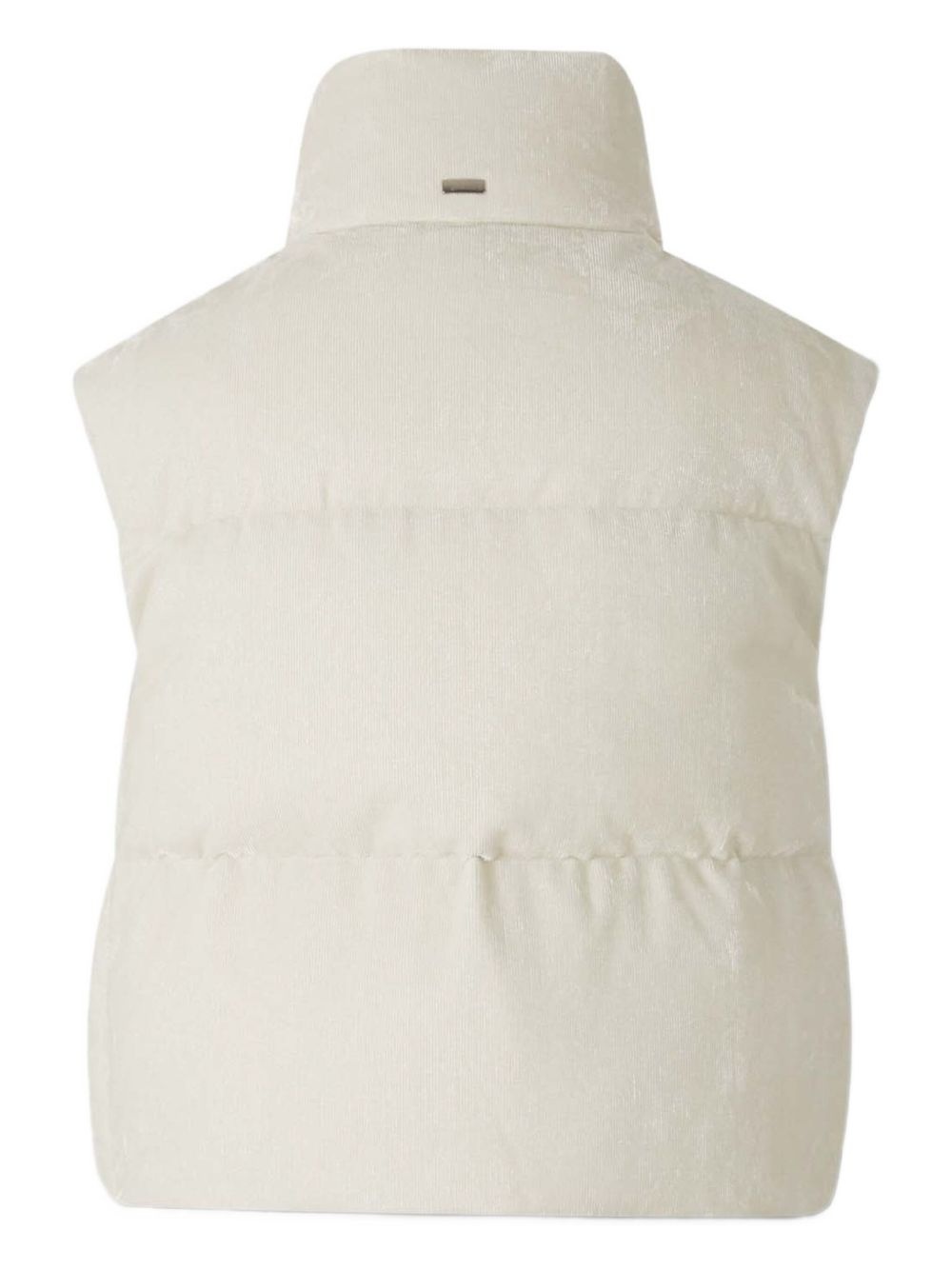 quilted high-neck gilet - 2
