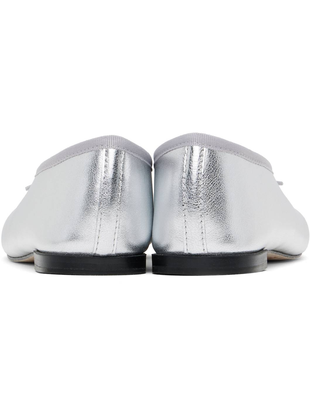 Silver Repetto Edition Lilouh Soft Nappa Ballerina Flats - 2