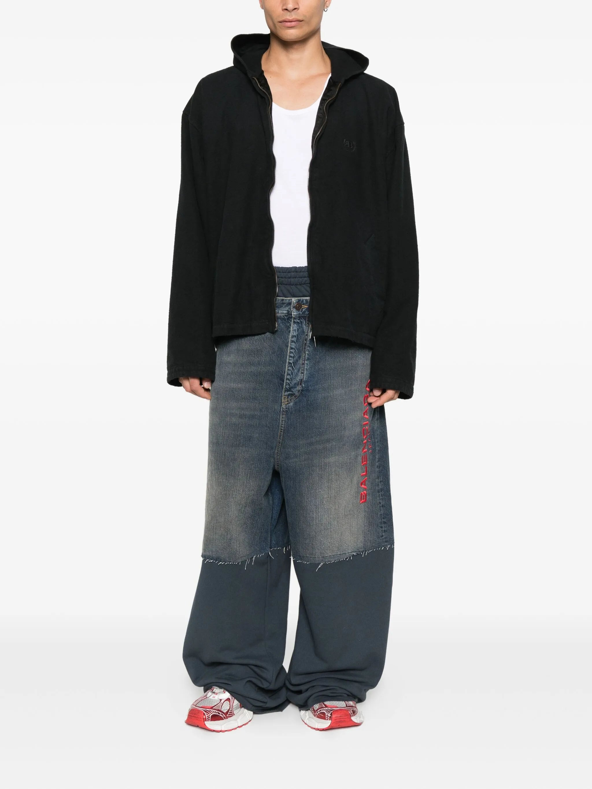 Balenciaga Embroidered-patchwork Trousers - 2