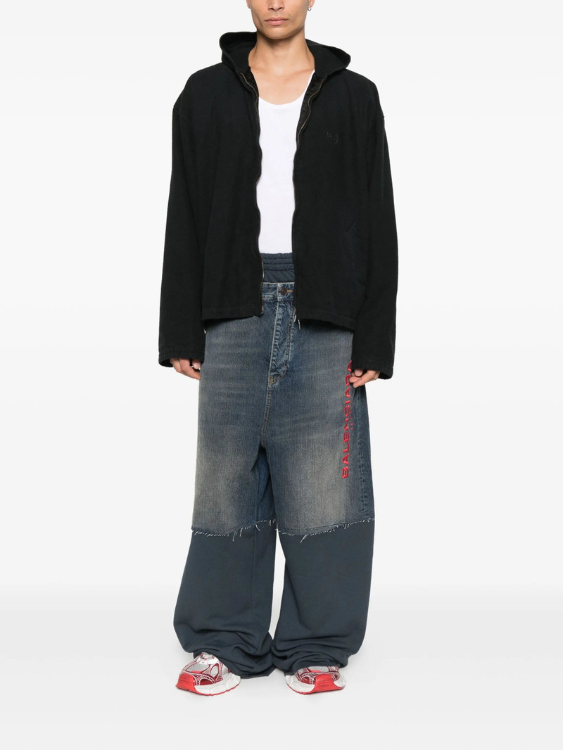 BALENCIAGA Balenciaga Embroidered-patchwork Trousers outlook