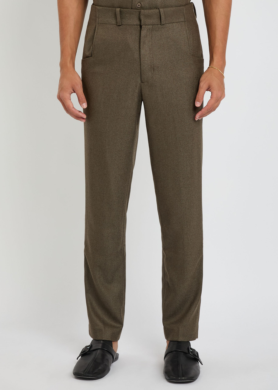 Entire Studios Slim-leg Wool Trousers - 2