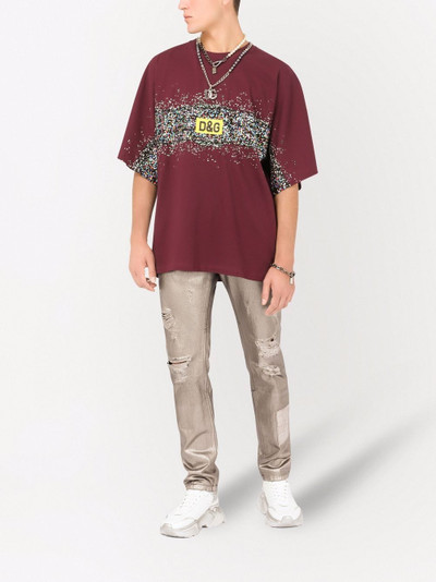 Dolce & Gabbana graphic-print short-sleeve T-shirt outlook