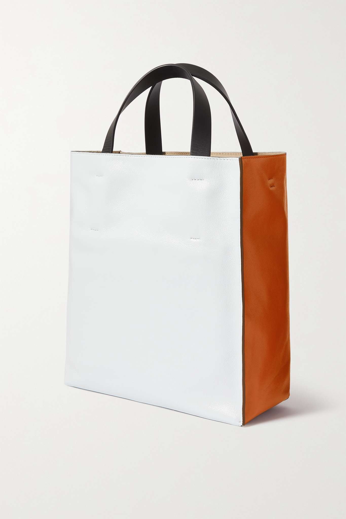 Museo small color-block leather tote - 3