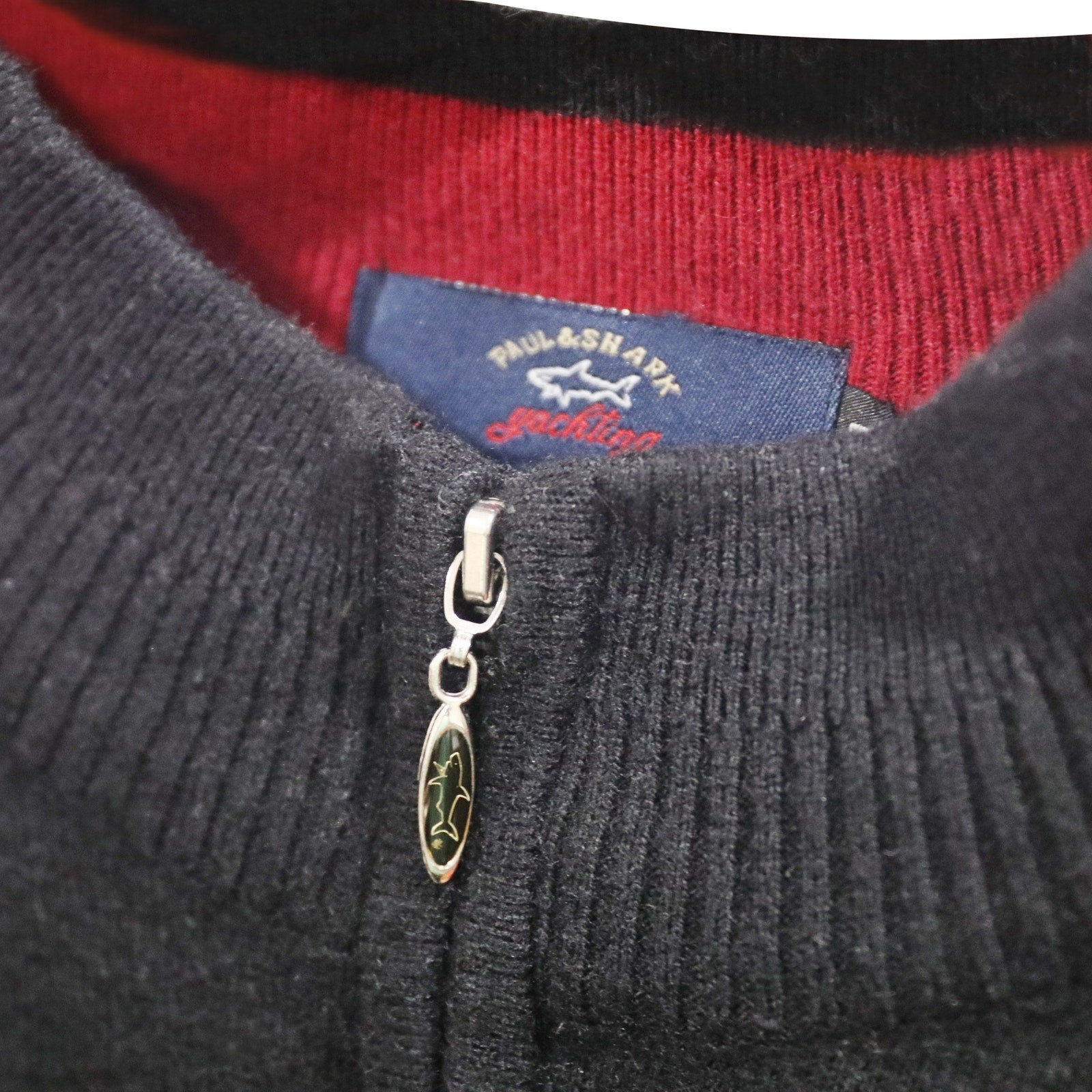 Yachting Quarter-Zip Wool Sweater - Black - 4