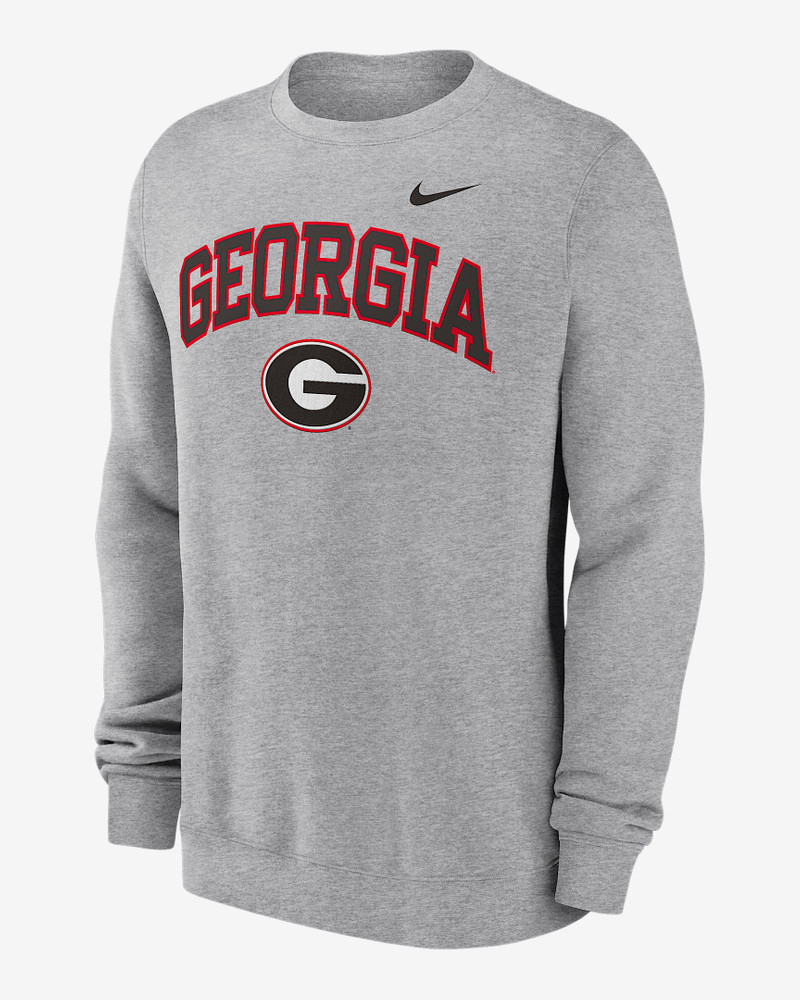 Georgia Arch Men's Nike College Pullover Crew 1
