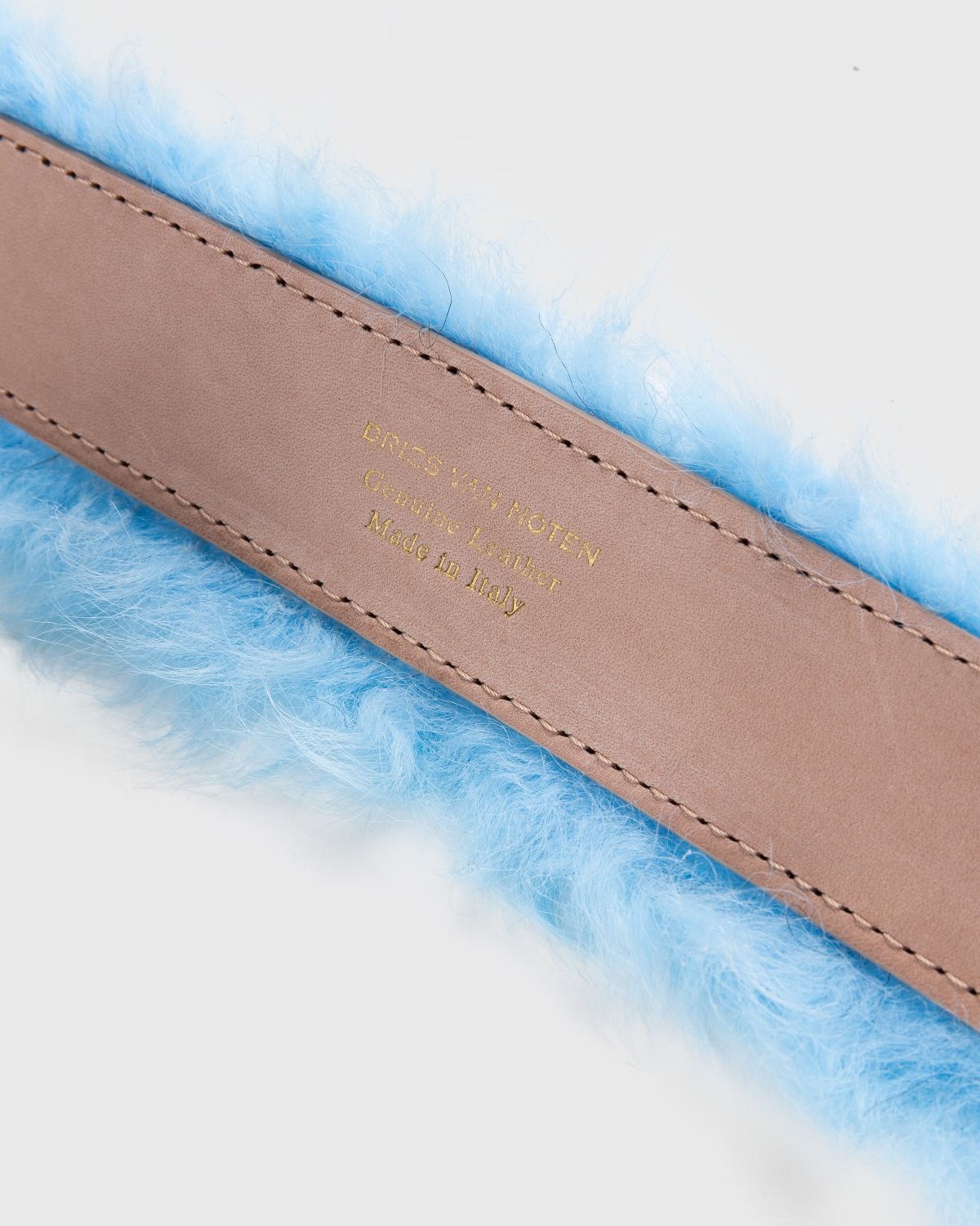 Dries van Noten – Fluffy Belt Blue - 4