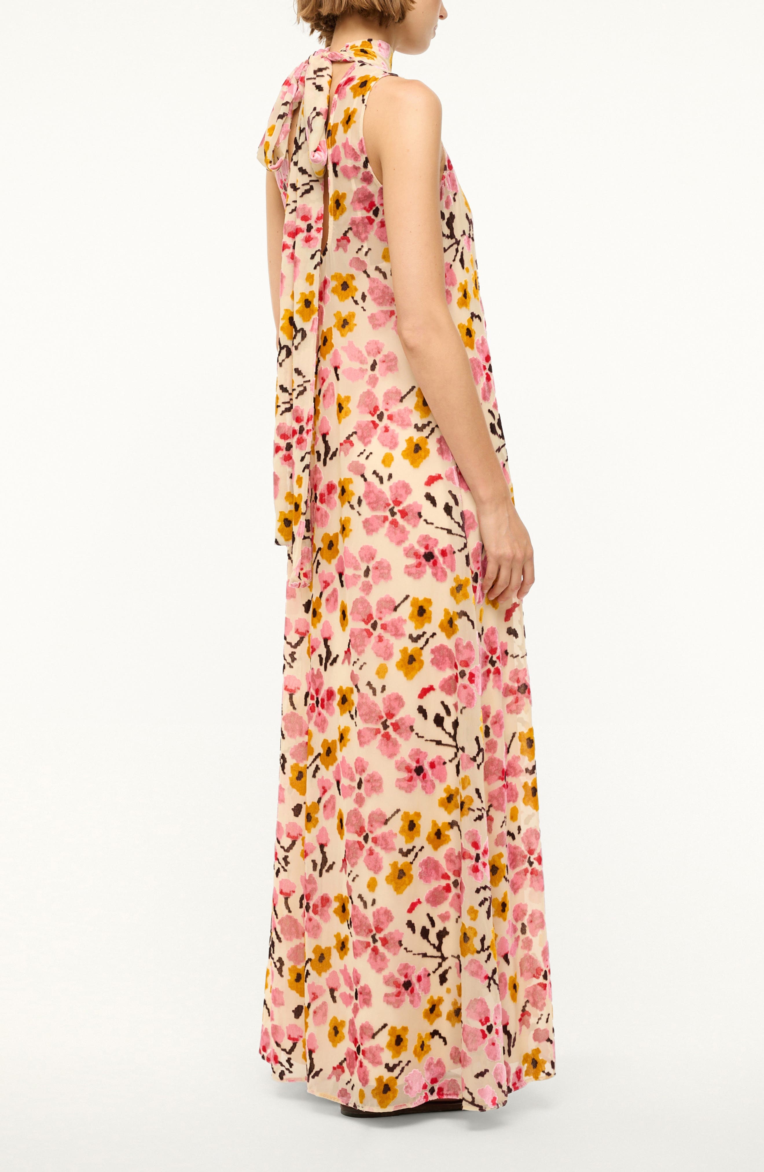 STAUD Albee Floral Sleeveless Maxi Dress in Blossom Floral Tapestry at Nordstrom - 2