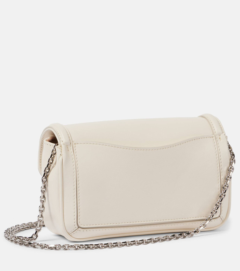 Jeu De Fille shearling-trimmed shoulder bag 4