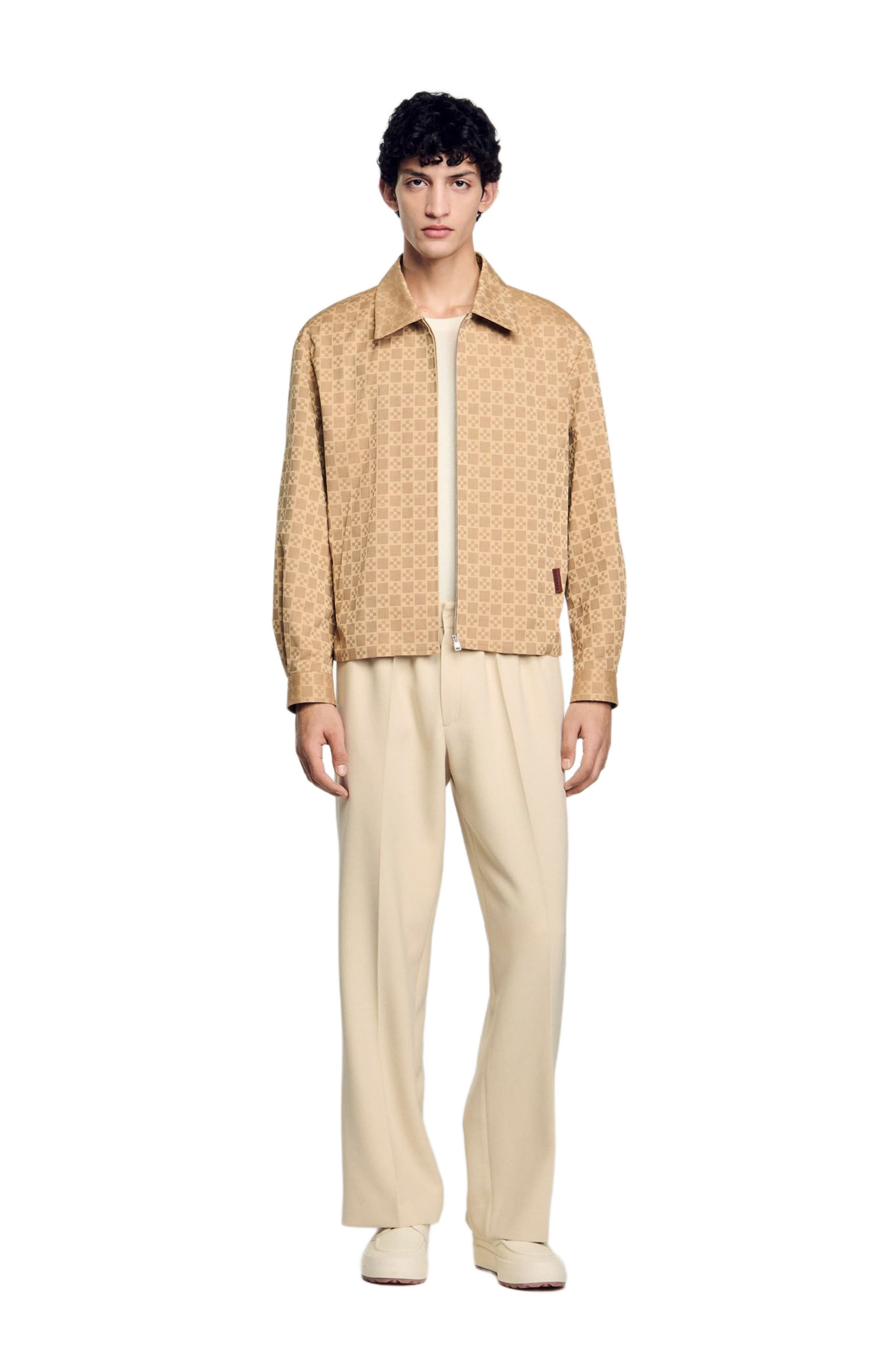 SANDRO Square Cross zip-up jacket at Nordstrom - 7