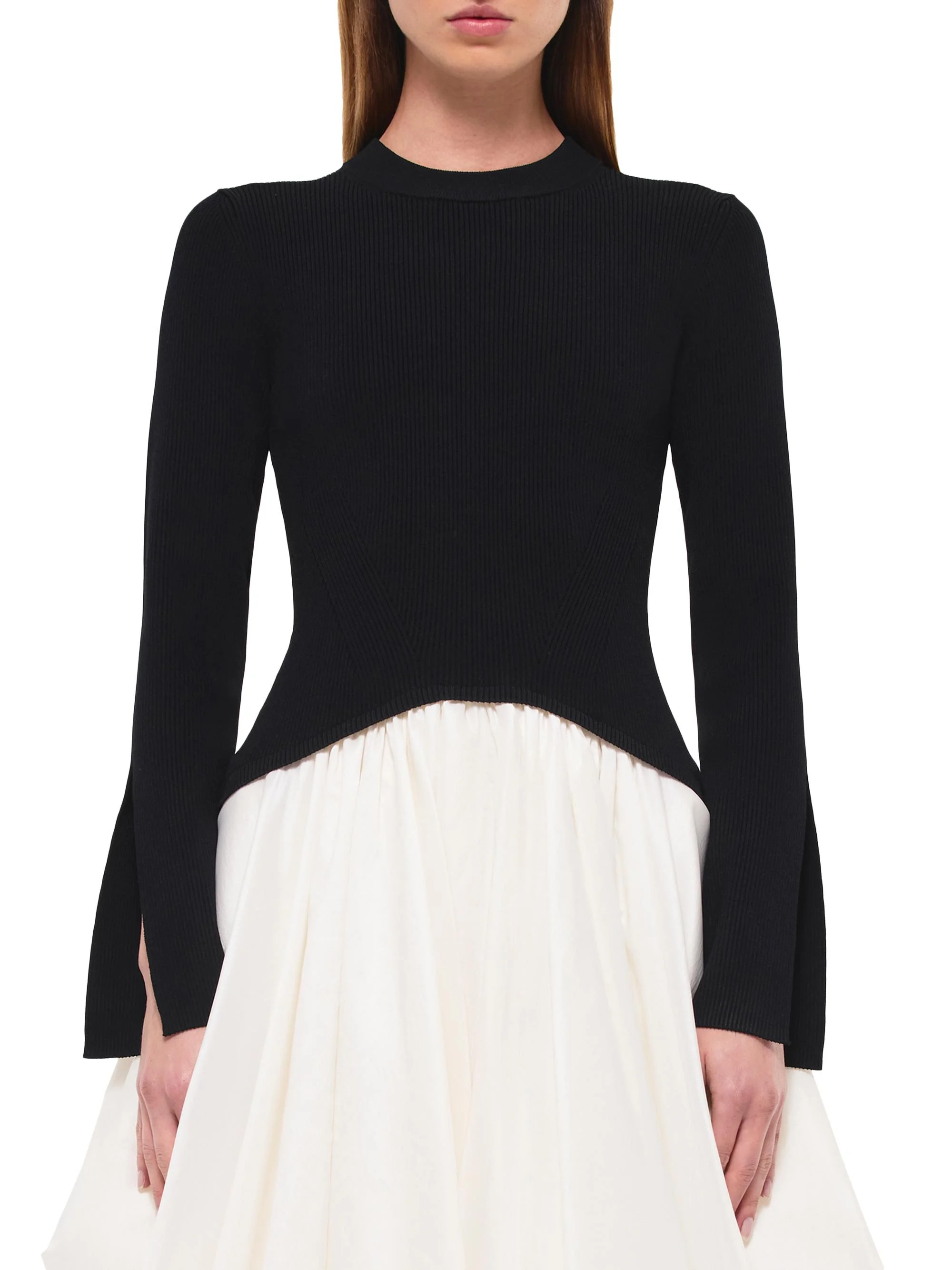 Women's Kenlie Colorblocked Fit & Flare Midi-Dress - Black Multi - 1