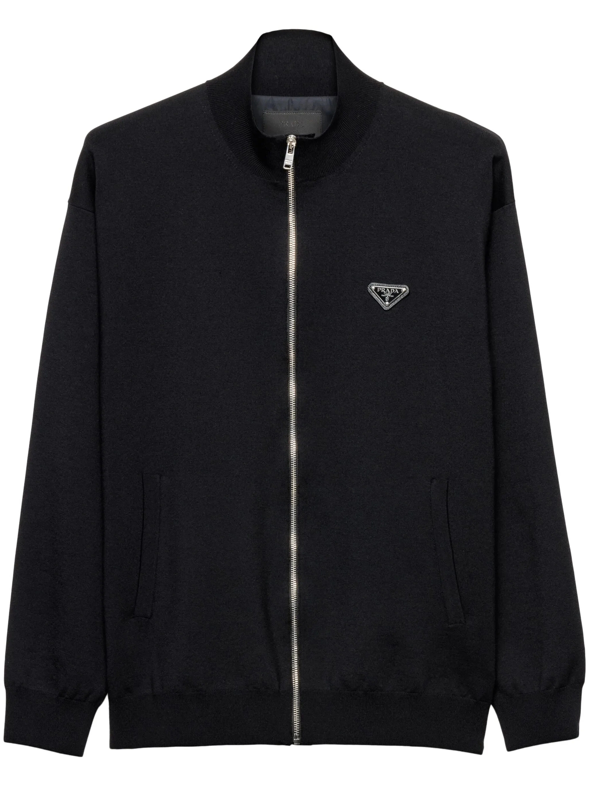 Logo patch cardigan - 1
