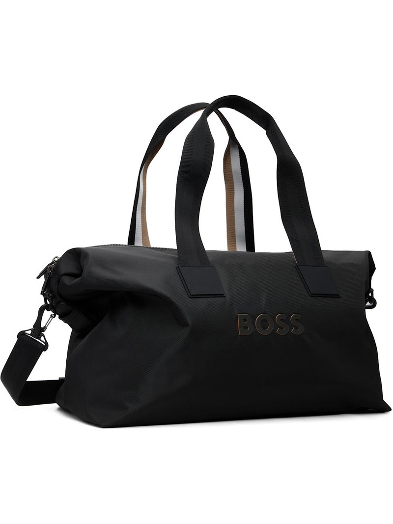 BOSS Black Bonded-Logo Duffle Bag outlook