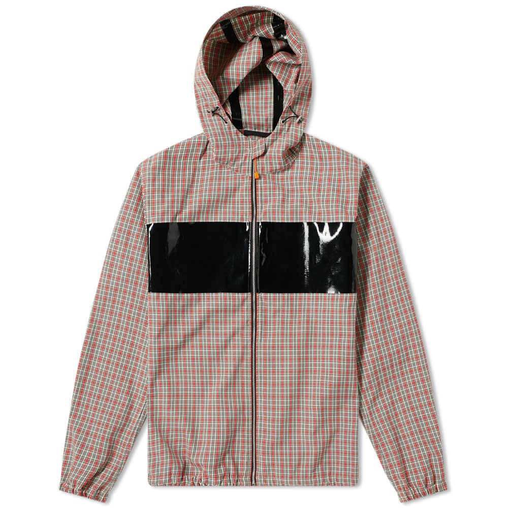 Helmut Lang Logo Checked Windbreaker Jacket - 1